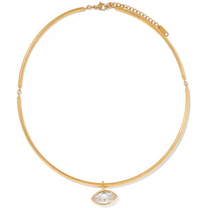 LUMINA MARQUISE CHOKER l - COLLARES - Malandra Jewelry - EUWC390-JDN0112242-3