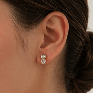 LUMINA MOSAIC STUDS - ARETES - Malandra Jewelry - EZAA77-EP5916