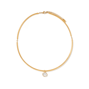 LUMINA OVAL CHOKER - COLLARES - Malandra Jewelry - EUWC392-JDN0112242-1