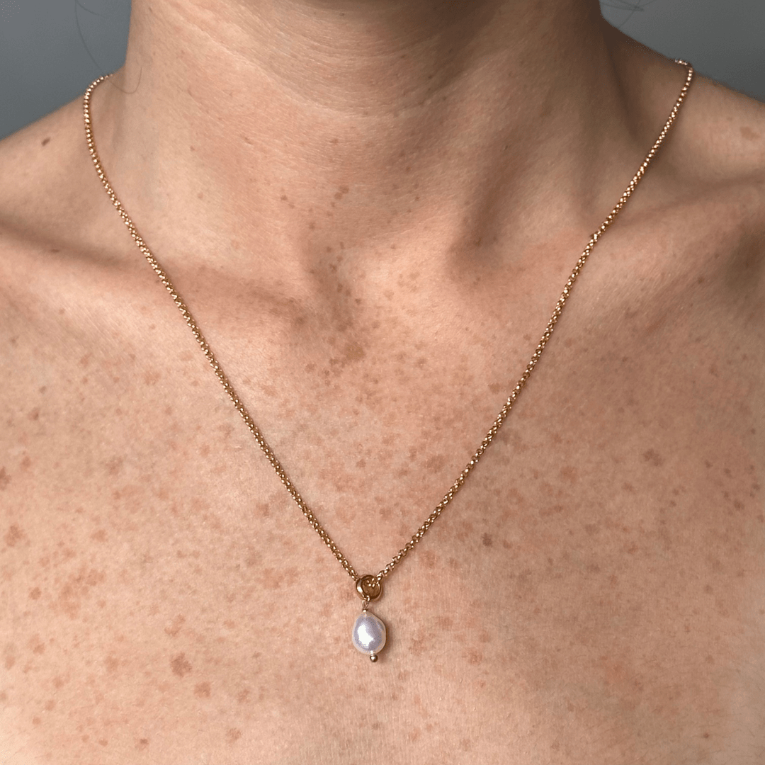 LUMINOUS PEARL NECKLACE - COLLARES - Malandra Jewelry - TC1985
