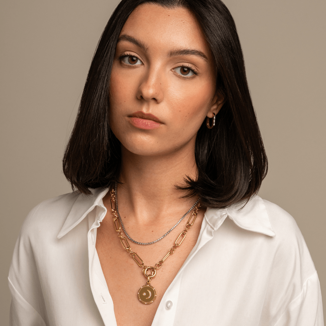 LUNA NOVA - DIJES - Malandra Jewelry - EYHD60-MODEL  3 BIG CHARM