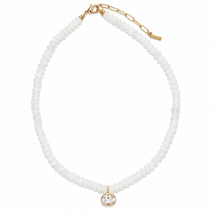 LUNAR AGATE GAIA NECKLACE - COLLARES - Malandra Jewelry - TC2532