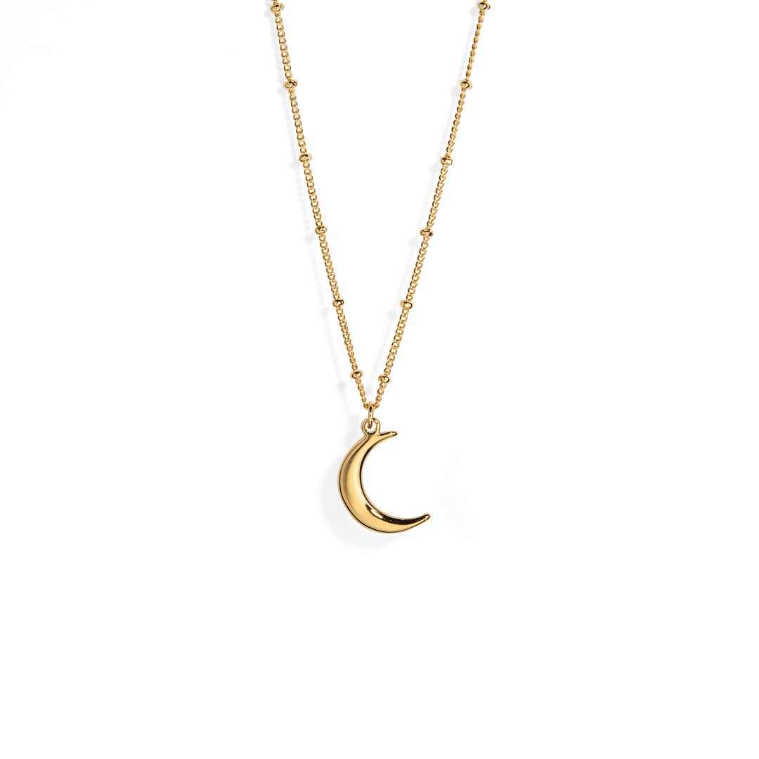 LUNAR SLICE NECKLACE - COLLARES - Malandra Jewelry - VCC219 - 9094