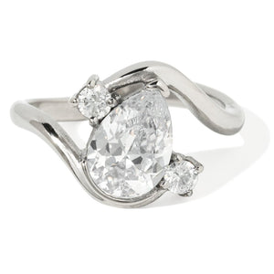 LUSTER SILVER DROP RING - ANILLOS - Malandra Jewelry - EUWR555.7-JDR0101325-S-7