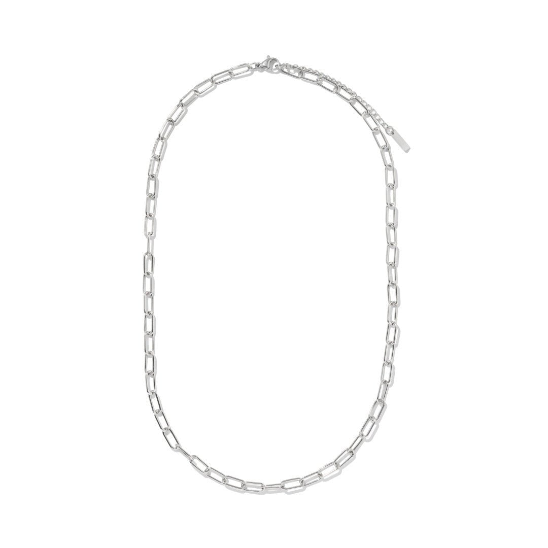 LUX CHAIN SILVER NECKLACE - COLLARES - Malandra Jewelry - EYHC178.P