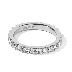 LUX ETERNITY SILVER ICON RING - ANILLOS - Malandra Jewelry - EUWR258.6.P-DZJDR202506236NINA-1