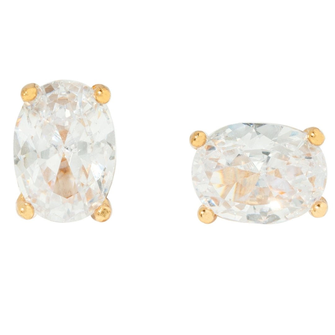 LUXE BRILLIANCE STUDS - ARETES - Malandra Jewelry - EOBA12-eh4951