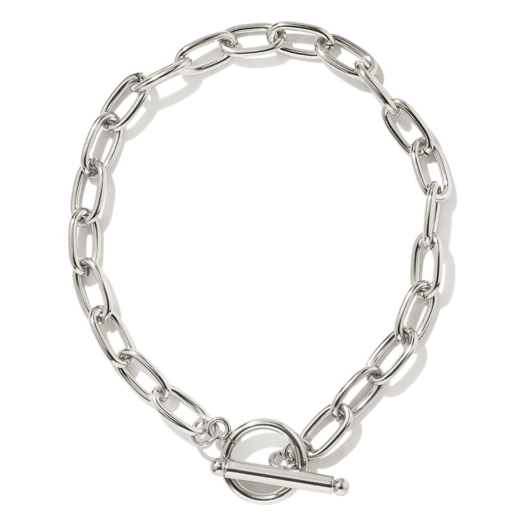 LUXE LINK SILVER BRACELET - PULSERAS - Malandra Jewelry - EUWP316.P-JDB201049-S