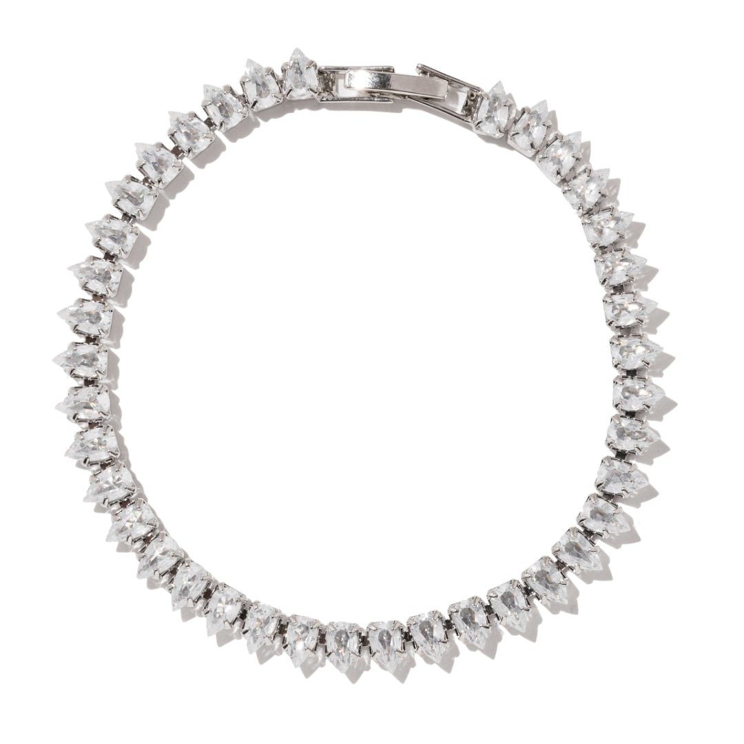 LUXE MARQUISE TENNIS BRACELET - PULSERAS - Malandra Jewelry - EZAP61.P