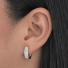 LUXE PAVÉ HOOPS - ARETES - Malandra Jewelry - AA1575.P-T90429