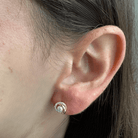 LUXE PEARL ORBIT EARRINGS - ARETES - Malandra Jewelry - ZWA4 - QX02592CY