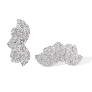 LUXE PETAL CASCADE EARRINGS - ARETES - Malandra Jewelry - EZAA69.P