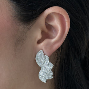 LUXE PETAL CASCADE EARRINGS - ARETES - Malandra Jewelry - EZAA69.P