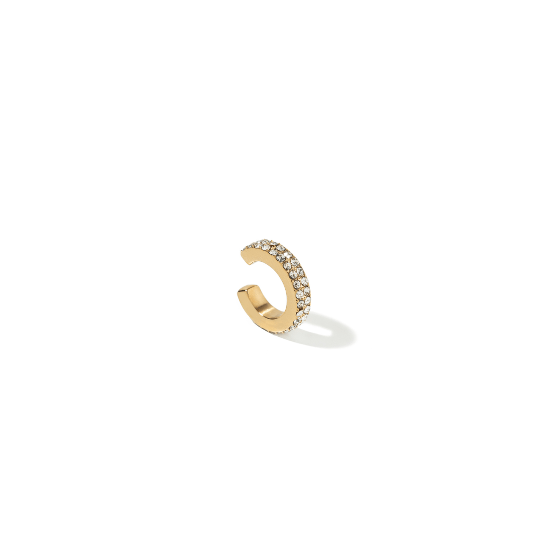 LUXE SHINE ICON EAR CUFF - ARETES - Malandra Jewelry - EUWA244 - DZJDE202506233NINA