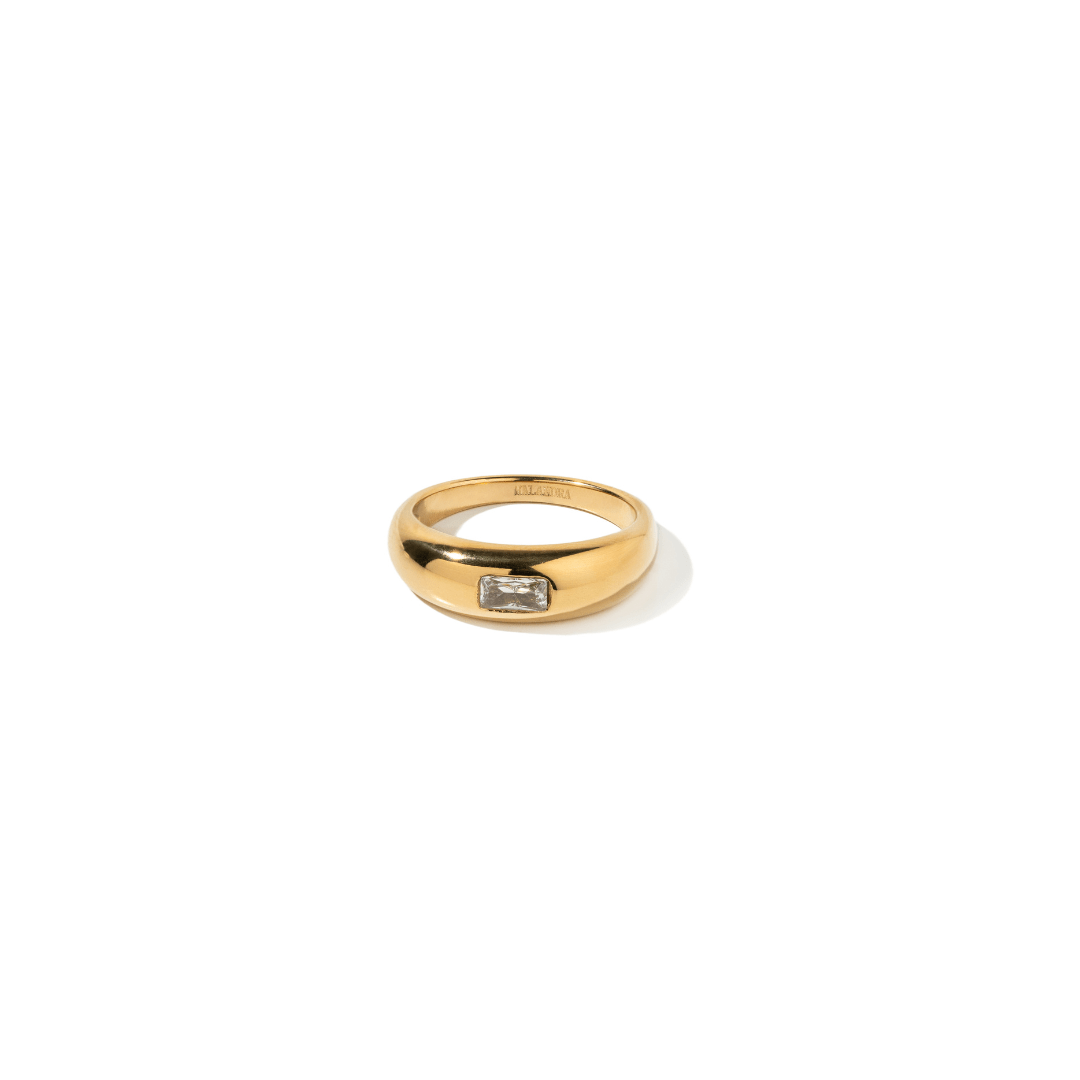 LUXE STONE ICON RING - ANILLOS - Malandra Jewelry - EUWR252.6 - DZJDR202506231NINA