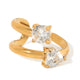 LUXE TWIST TEARDROP EAR CUFF - ARETES - Malandra Jewelry - EUWA492-JDE0308016