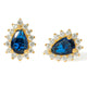 MAJESTIC SPARK MIDNIGHT STUDS - ARETES - Malandra Jewelry - EOBA8-eh5393