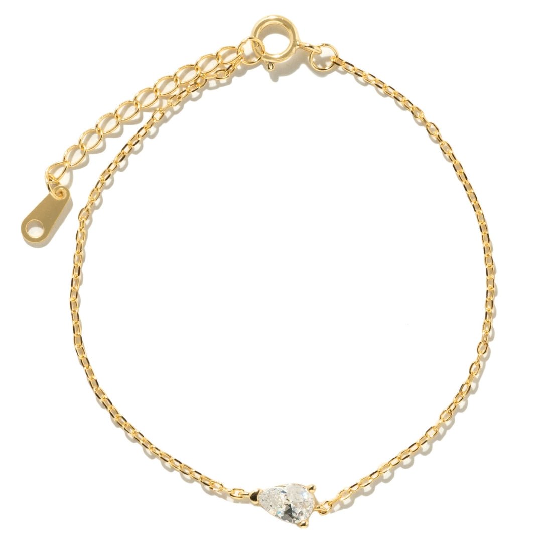 MAJESTIC TEARDROP BRACELET - PULSERAS - Malandra Jewelry - EOBP13-sl314