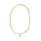 MALACHITE GRATITUDE NECKLACE - COLLARES - Malandra Jewelry - TC2209