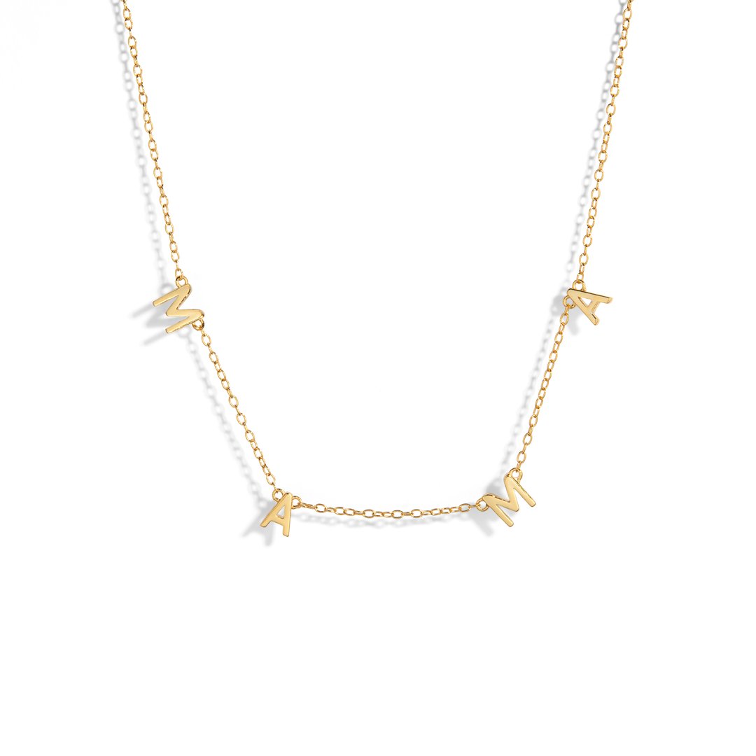 MAMA GOLDEN NECKLACE - COLLARES - Malandra Jewelry - ERC39-G60301511708C