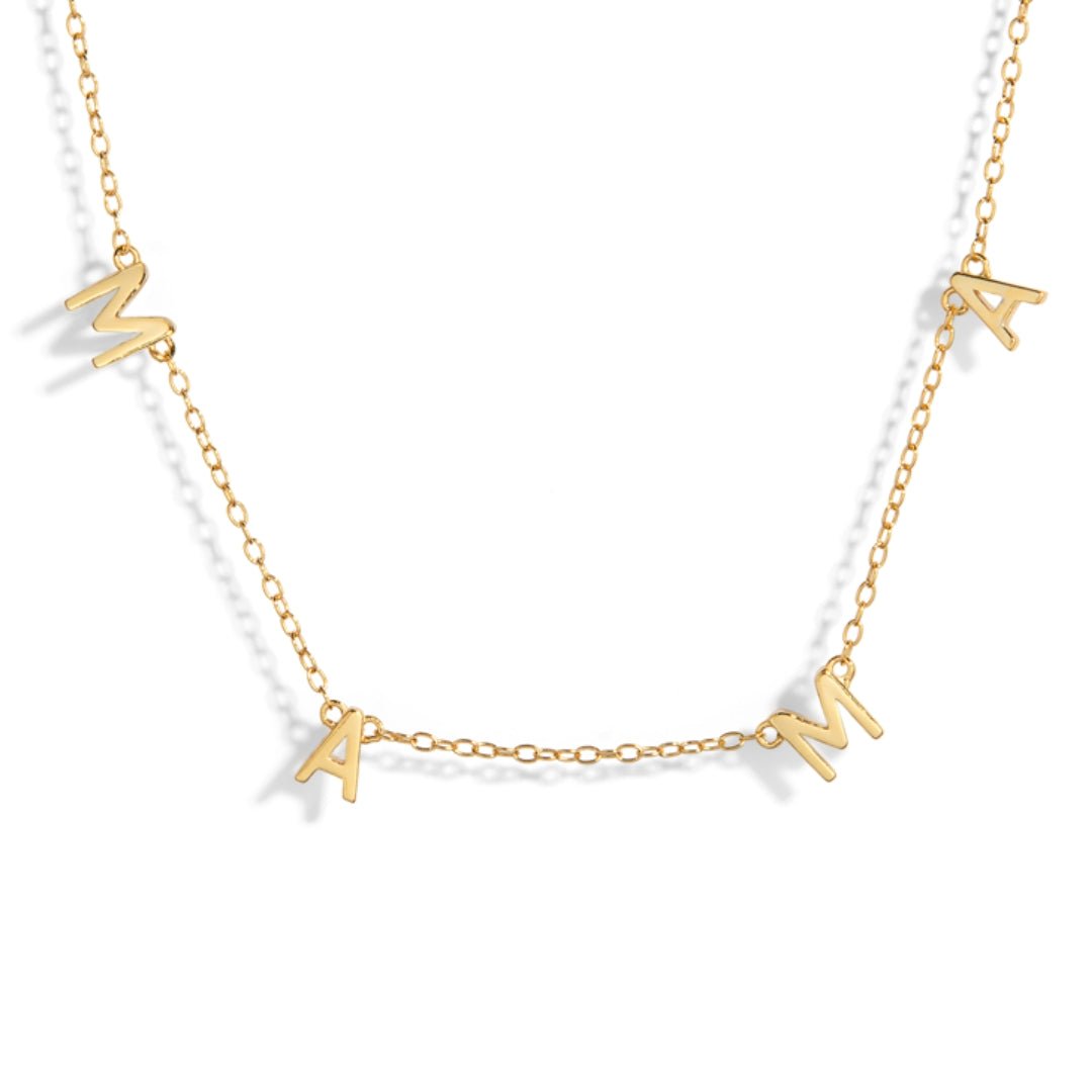 MAMA GOLDEN NECKLACE - COLLARES - Malandra Jewelry - ERC39-G60301511708C