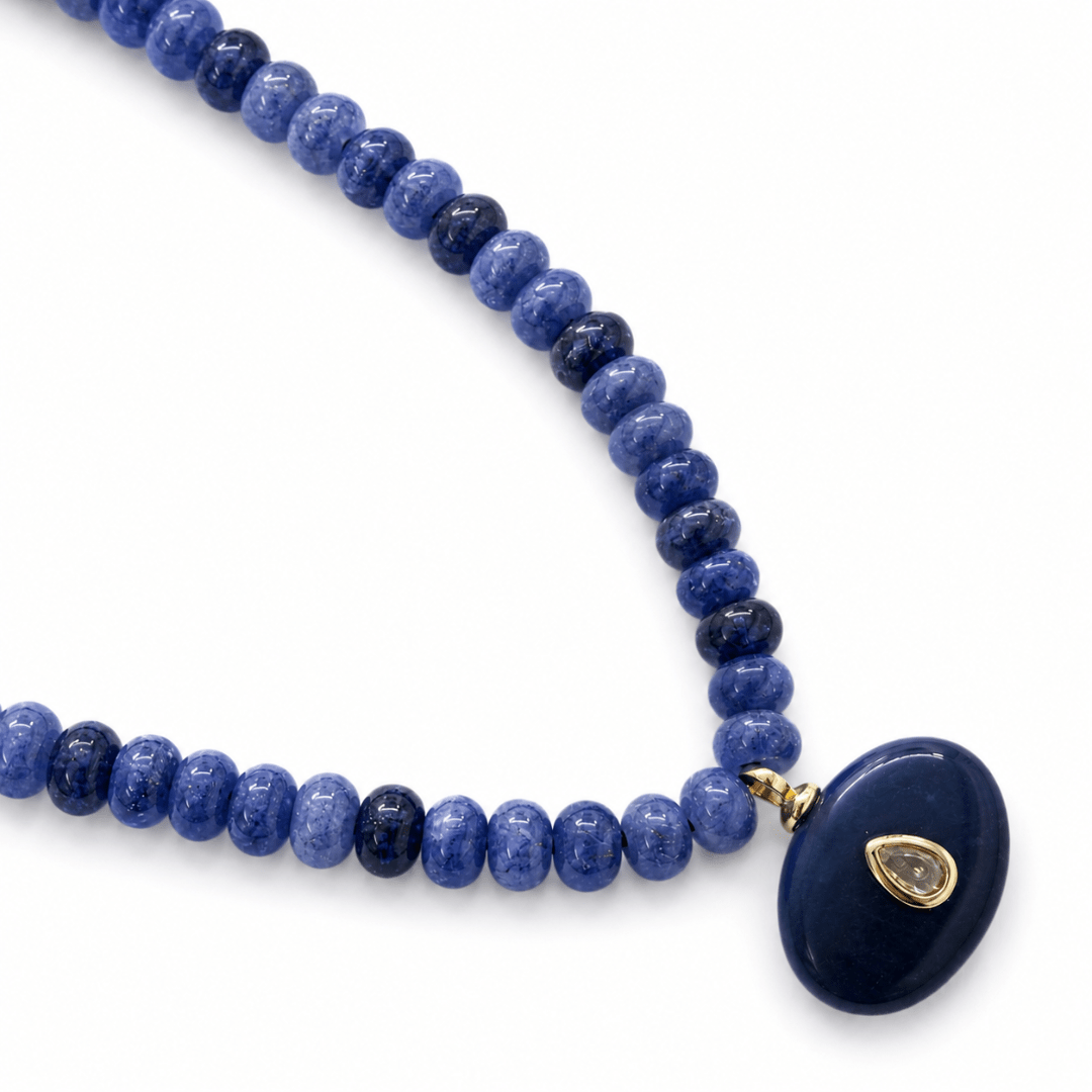 Marine Jasper Gaia Necklace - COLLARES - Malandra Jewelry - TC2623