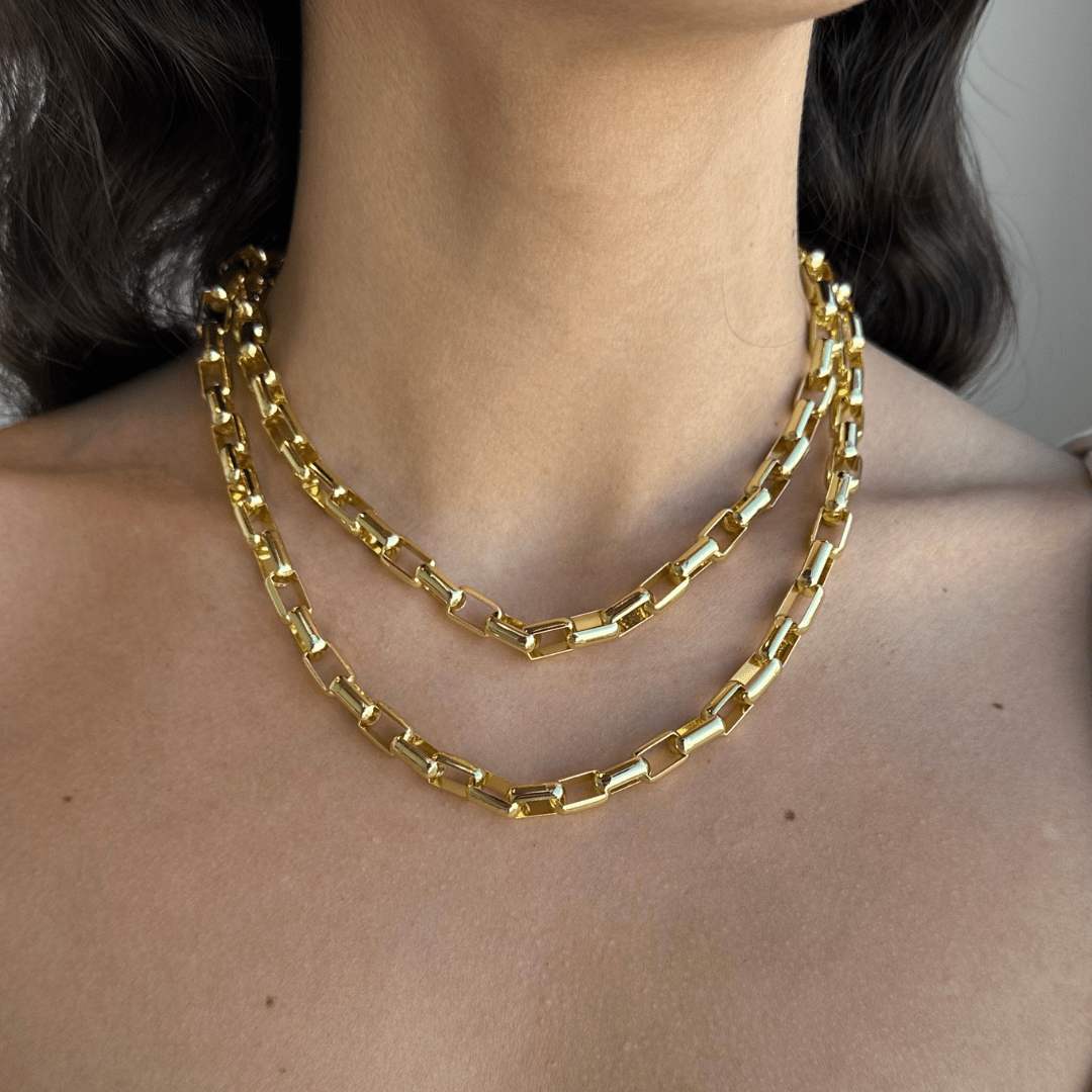 MEDIUM LUX LINK CHAIN - COLLARES - Malandra Jewelry - TC1864