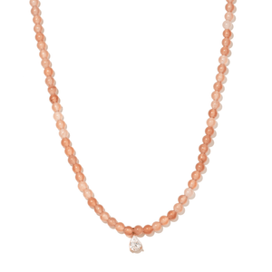 Melon Sunstone Gaia Necklace - COLLARES - Malandra Jewelry - TC2772