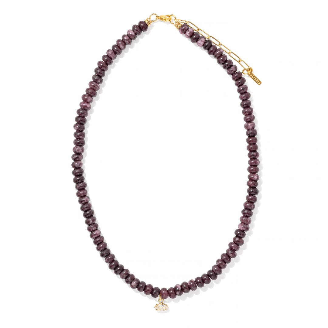 Merlot Jasper Gaia Necklace - COLLARES - Malandra Jewelry - TC2693