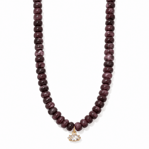 Merlot Jasper Gaia Necklace - COLLARES - Malandra Jewelry - TC2693