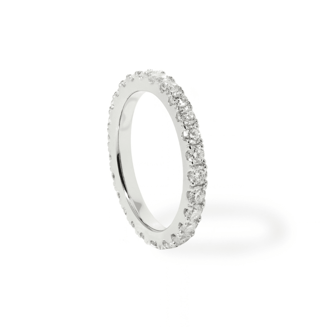 Milano Classic Pavé Ring - ANILLOS - Malandra Jewelry - EHR1.4