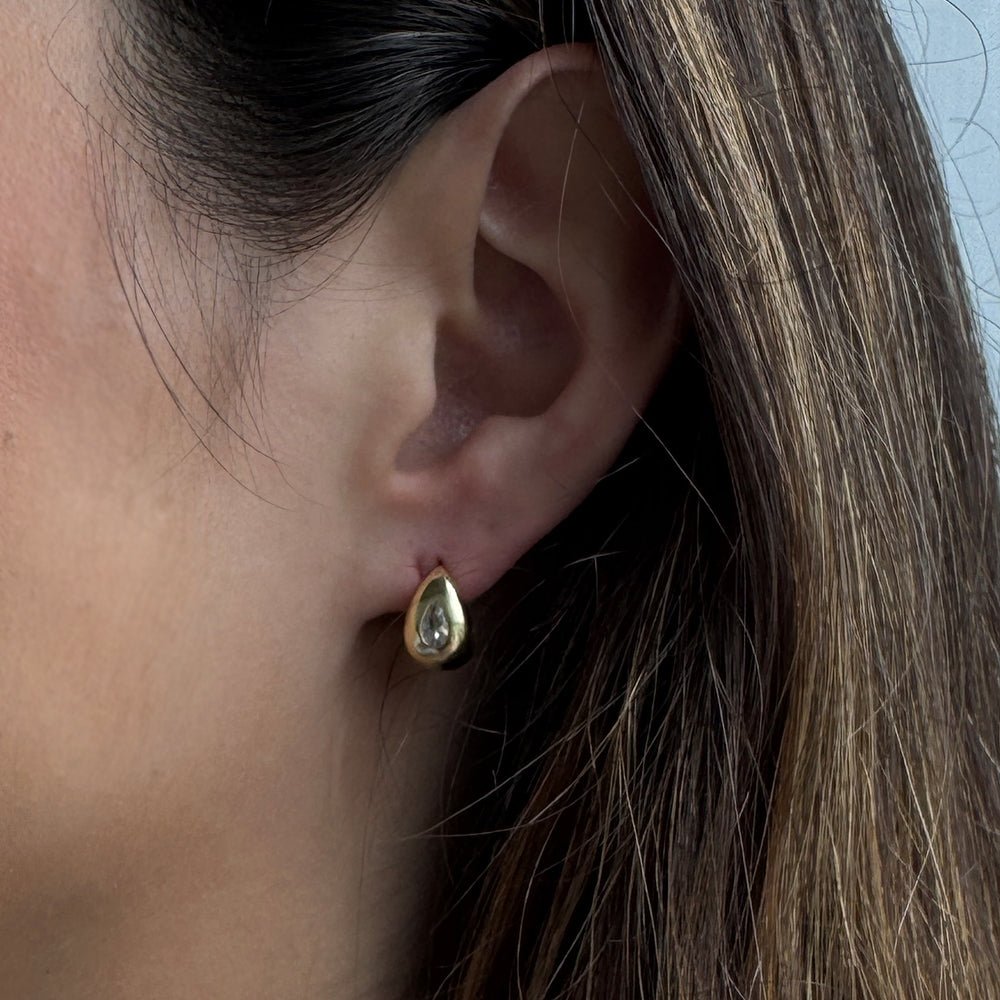 MILANO GOLDEN SPARK DROP - ARETES - Malandra Jewelry - ERA70 - 60238481602C