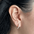 MILANO LIGHT HOOPS - ARETES - Malandra Jewelry - EAWA121 - MME854 - 2