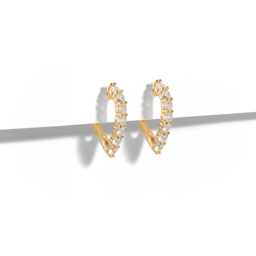MILANO LIGHT HOOPS - ARETES - Malandra Jewelry - EAWA121 - MME854 - 2