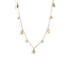 MILANO PINK DROPS NECKLACE - COLLARES - Malandra Jewelry - EAWC97 - MMN471
