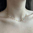 MILANO RAINBOW HEARTS NECKLACE - COLLARES - Malandra Jewelry - EAWC96 - MMN381