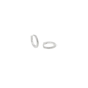 MILANO ROUND HOOPS - ARETES - Malandra Jewelry - FBA518-1EAR0043-1PR-4