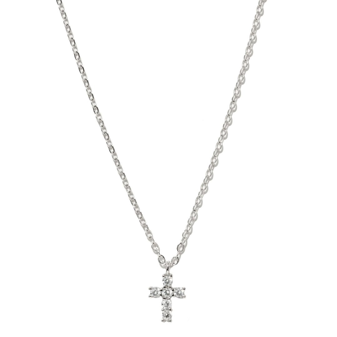 MILANO SILVER CROSS NECKLACE - COLLARES - Malandra Jewelry - EOBC20.P-xl1280