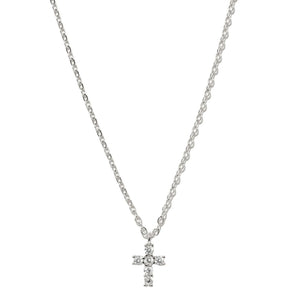 MILANO SILVER CROSS NECKLACE - COLLARES - Malandra Jewelry - EOBC20.P-xl1280