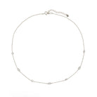 MILANO SPARK SILVER NECKLACE - COLLARES - Malandra Jewelry - EAWC26.P-AAE029-3