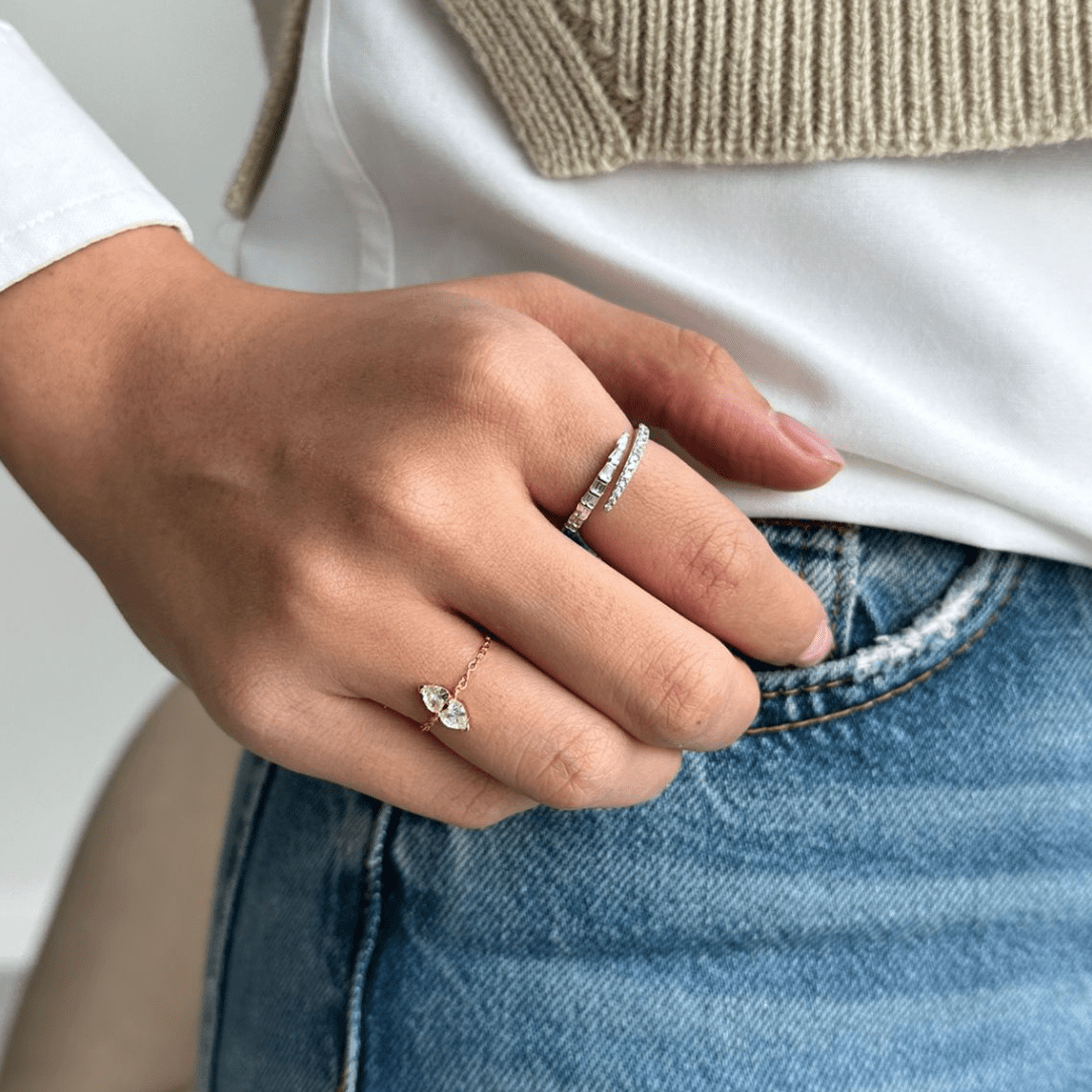 MILANO WRAP SILVER RING - ANILLOS - Malandra Jewelry - EAWR125.P - MMR312 - 1