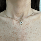 MINI BALLON GOLD INITIAL NECKLACE - COLLARES - Malandra Jewelry - AC1527.V - J99087