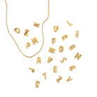 MINI GOLD BALLOON LETTER - DIJES - Malandra Jewelry - AD1394.A - F97312