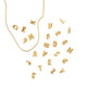 MINI GOLD BALLOON LETTER - DIJES - Malandra Jewelry - AD1394.A - F97312