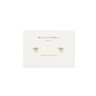 MINI PEARL BAR EARRINGS - ARETES - Malandra Jewelry - ZWA112-QX05076Y