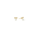 MINI PEARL BAR EARRINGS - ARETES - Malandra Jewelry - ZWA112-QX05076Y