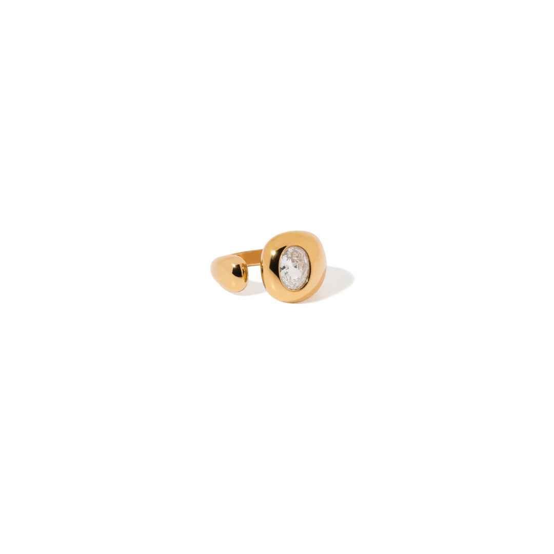 MINIMAL ZIRCONIA RING - ANILLOS - Malandra Jewelry - EUWR427.7-JDR0106002