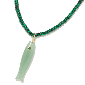 MINT MALACHITE GAIA NECKLACE - COLLARES - Malandra Jewelry - TC2521