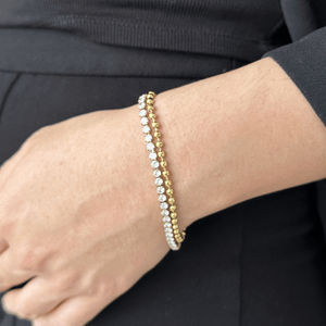 MIXED GLOW TENNIS BRACELET - PULSERAS - Malandra Jewelry - EUWP461-JDB0301342