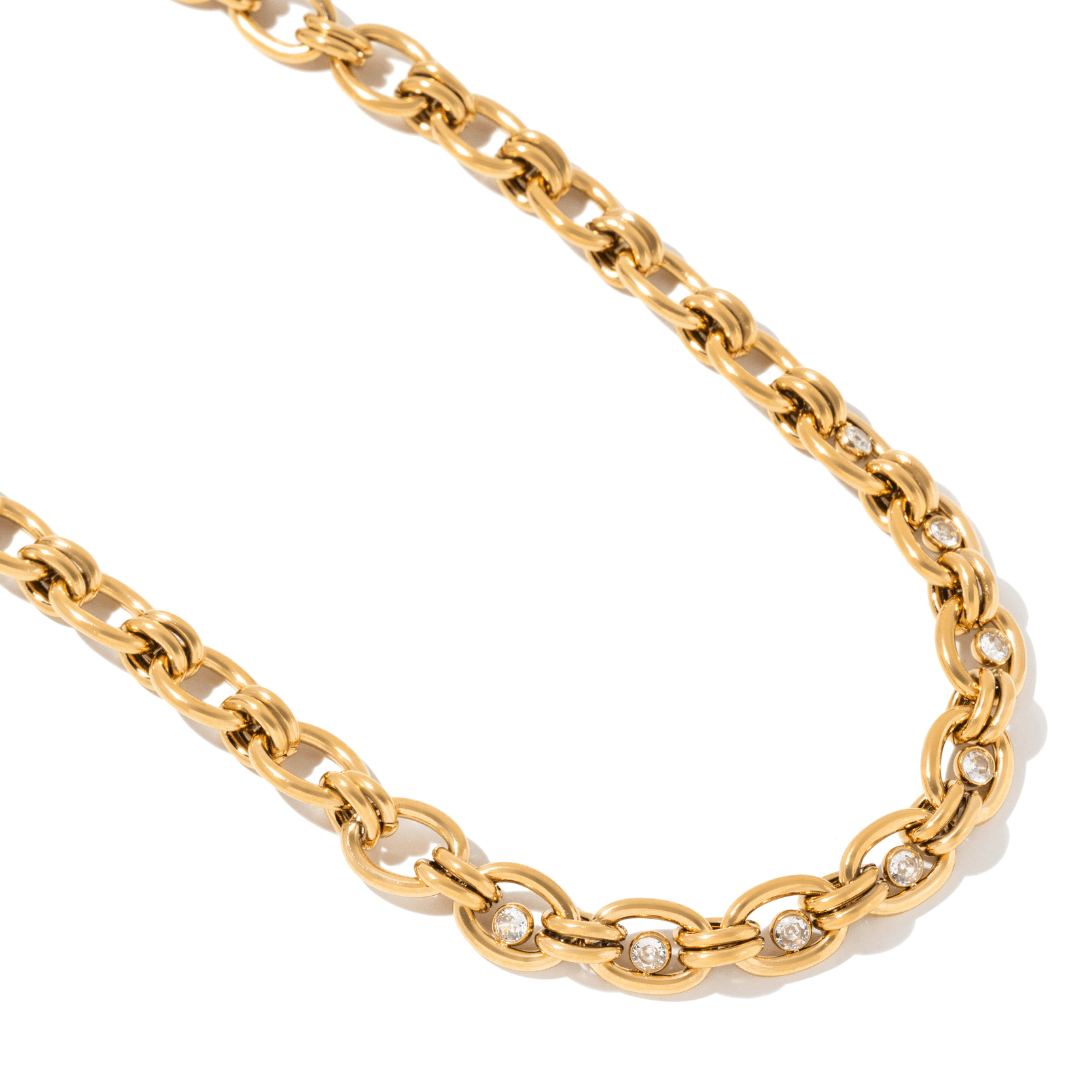 MONARCH LINK NECKLACE - COLLARES - Malandra Jewelry - EUWC524-JDN0303320